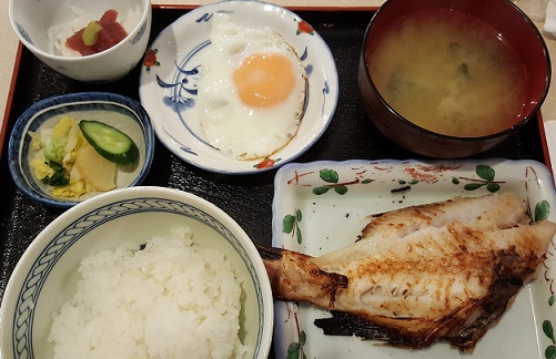 「梢」の焼き魚定食